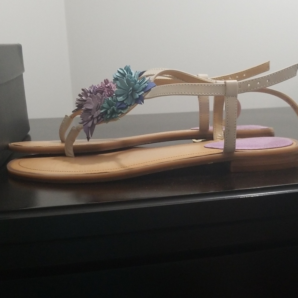 Floral sandals